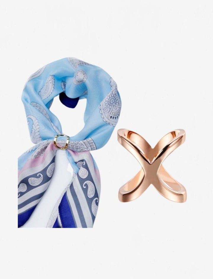 Accessoire Femme-Anneau foulard / Loop Or