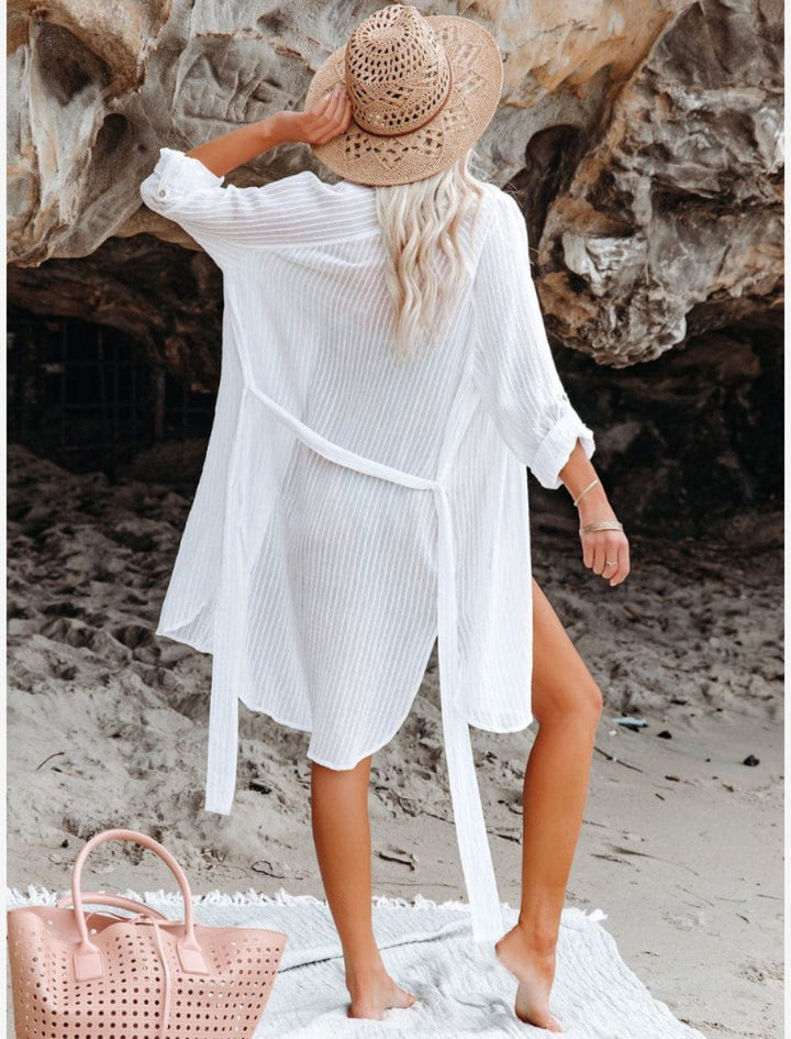 Chemise de Plage I White Blanc / TU