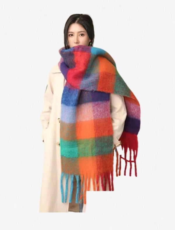 Grande Echarpe Femme hiver I  Couleur 3 / 220x40cm