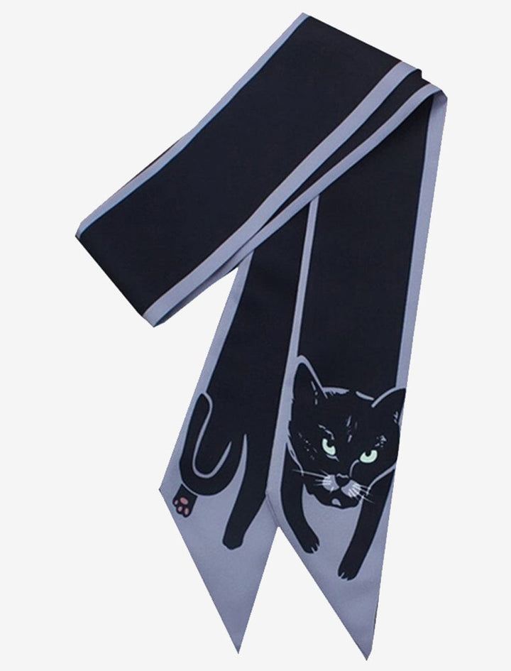 Foulard Chat I  Cat Noir / 95x5cm