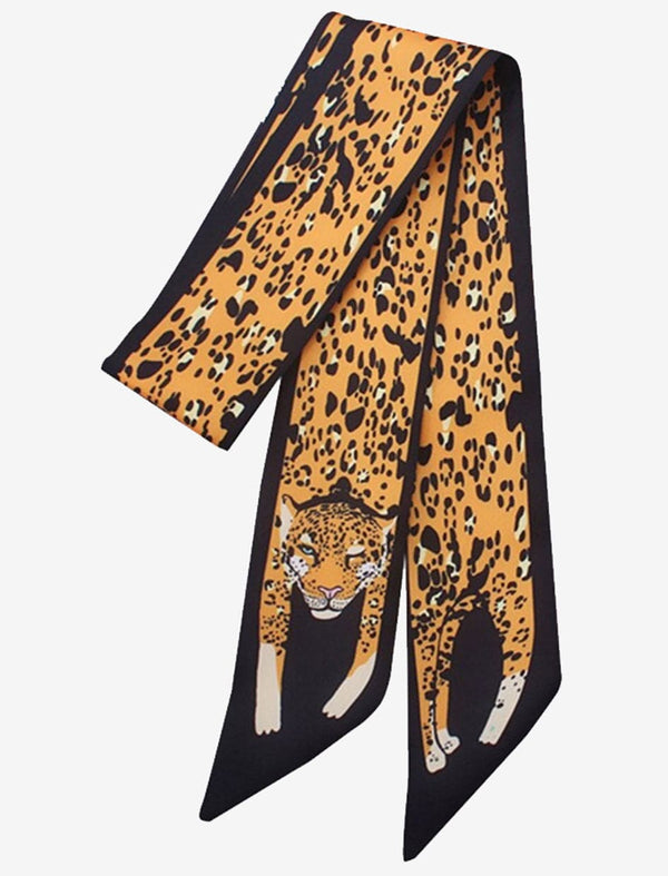  Foulard léopard I Léo Leopard / 95x5cm