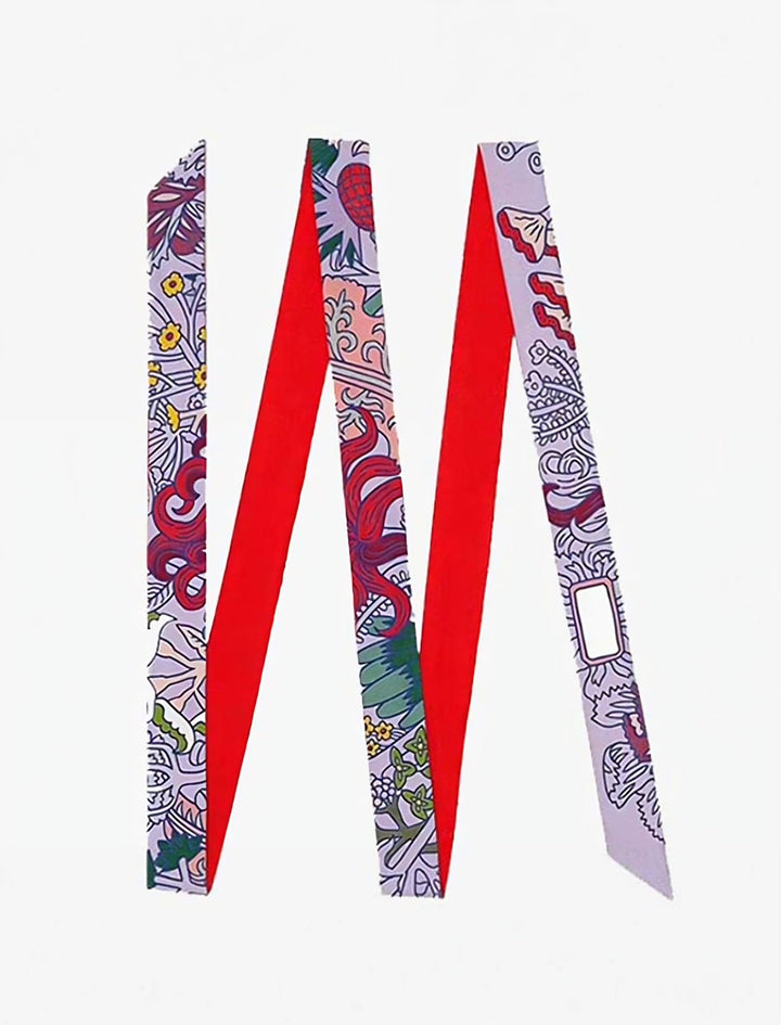 Foulard Long I Slim Rouge / 200cmX3cm