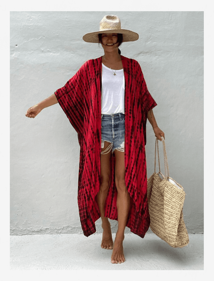 Kimono Rouge I  Tie-Dye / TU / Femme