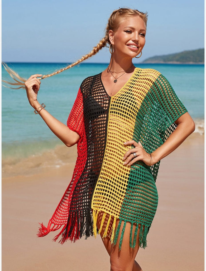 Robe de Plage Femme I Rainbow Noir / TU