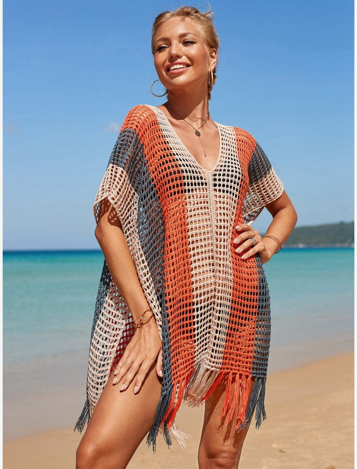 Robe de Plage Femme I Rainbow Orange / TU